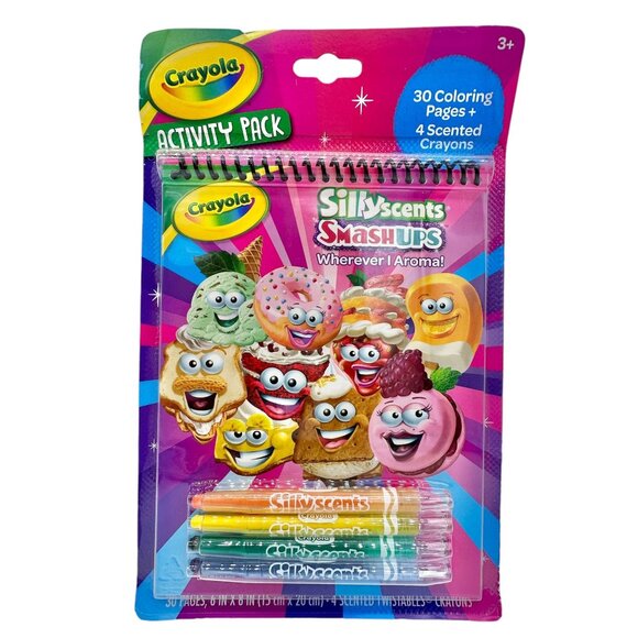 Melissa & Doug Princesses Puffy Stickers Book & Crayola Silly Scents Activity B - Picture 4 of 5